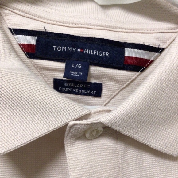 Mens Tommy Hilfiger Signature Tape Regular Fit Polo - Picture 4 of 4